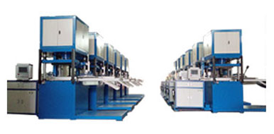 全自动上下料油压机生产线 全自动上下料油压机生产线